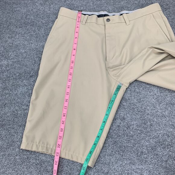 Callaway Shorts Mens 32 Beige Sweat Wicking Grip Waistband Performance Chino - Picture 7 of 10